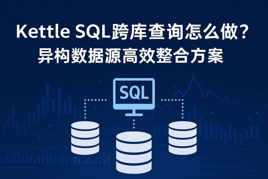 kettle SQL跨库查询怎么做？异构数据源高效整合方案